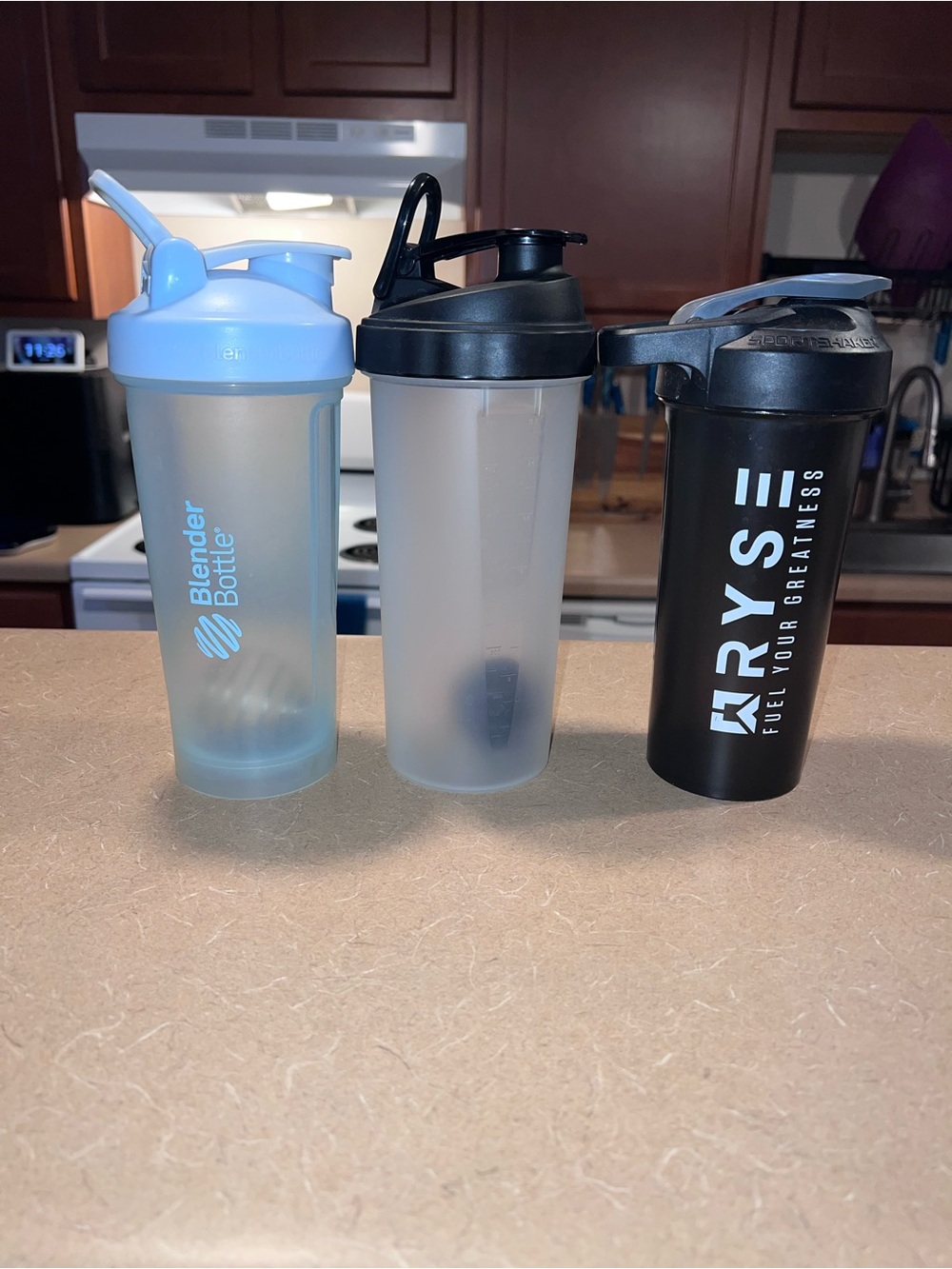 3 Shaker Bottles for Protein / Workout - Blender Bottle